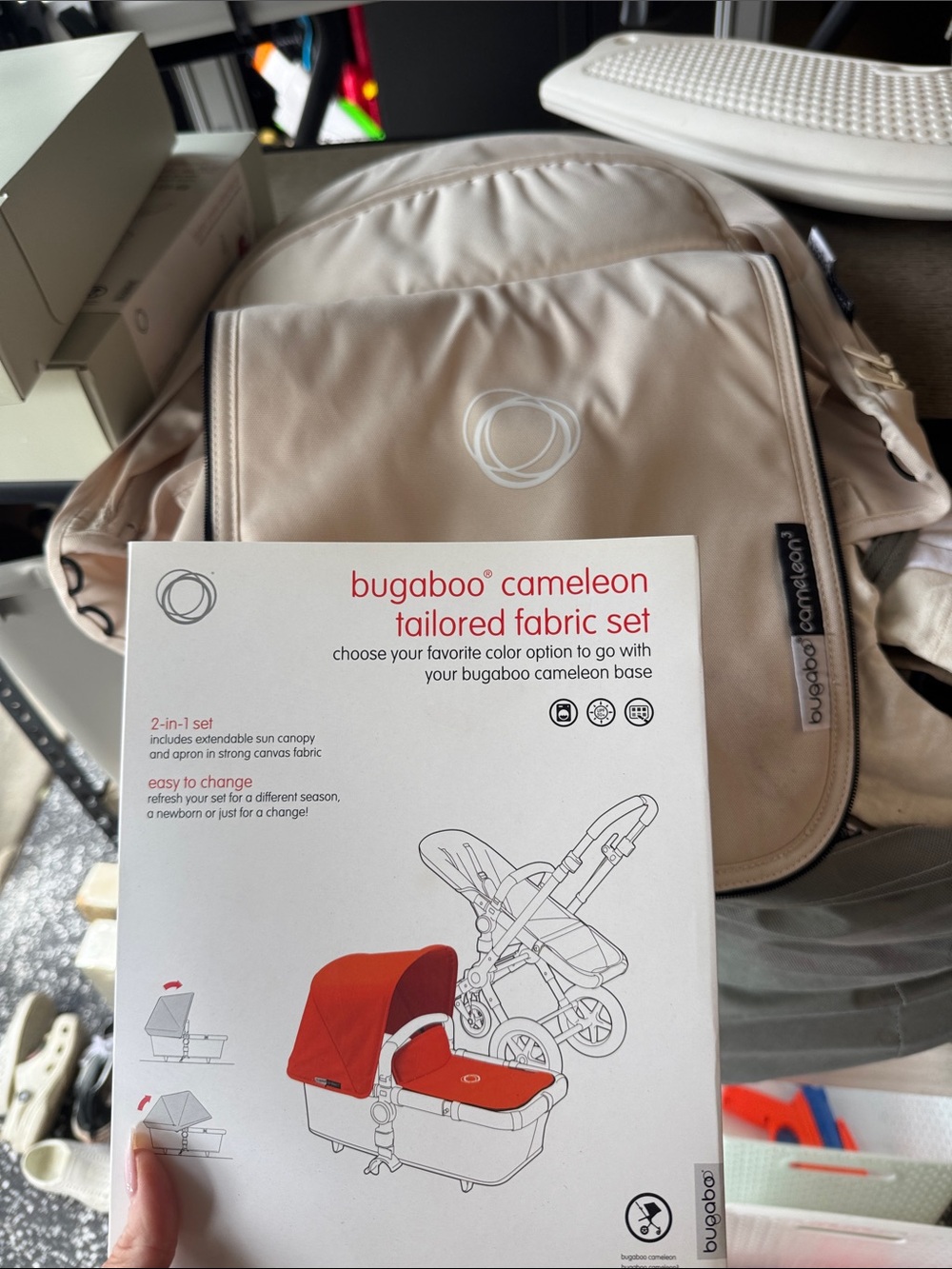 bugaboo Cameleon Tailored Fabric Set - Beige